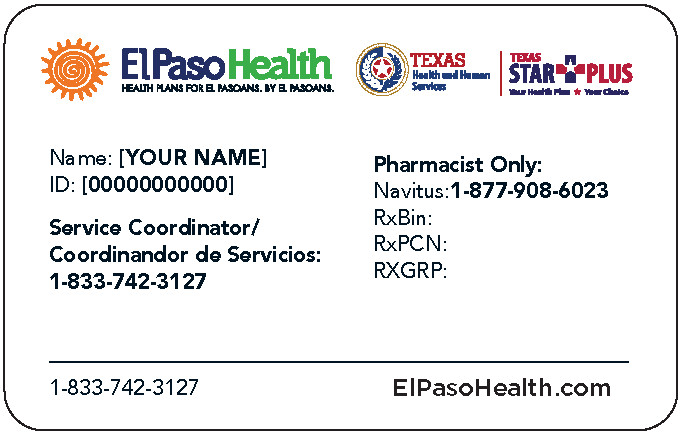 El Paso Health STAR-PLUSmember ID